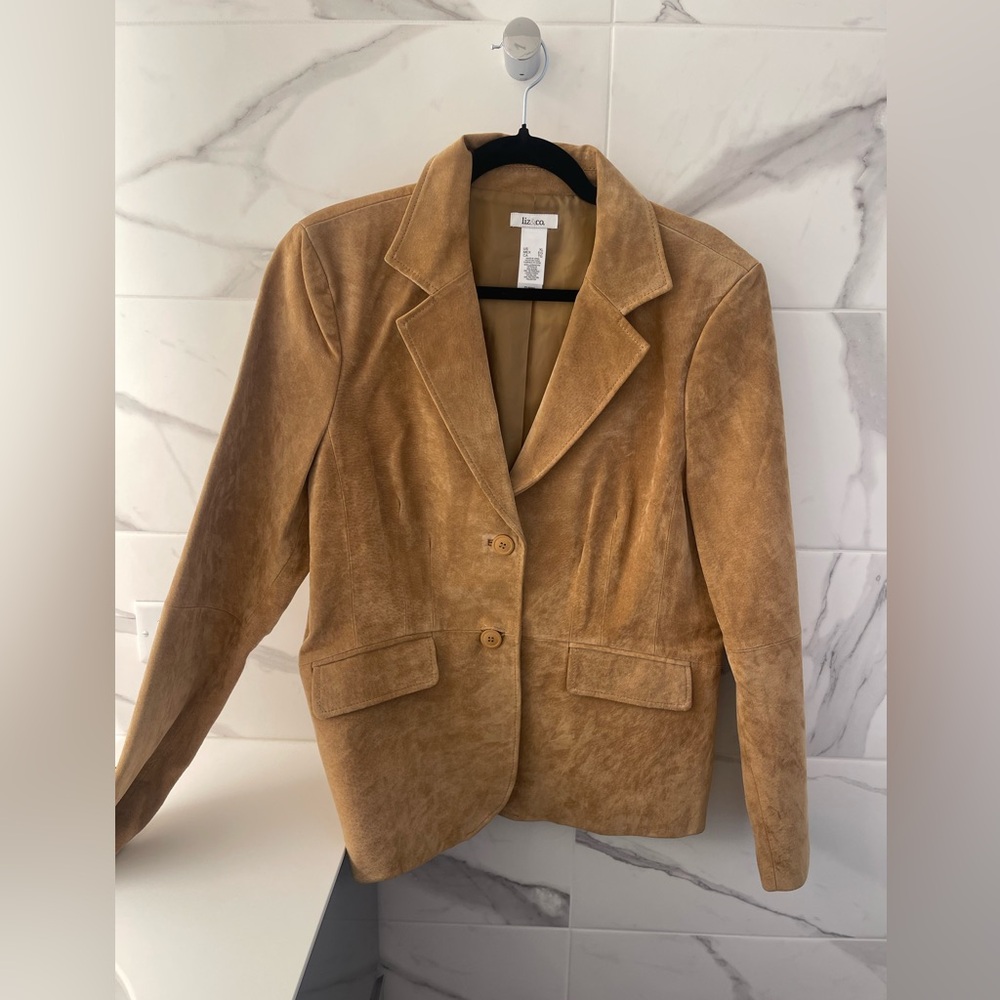 Liz & Co Suede Blazer / Jacket